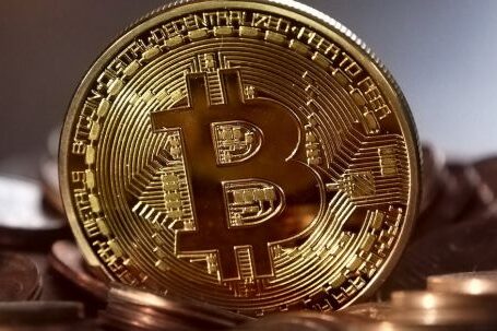 Bitcoin - Close-up View of A Golden Coin