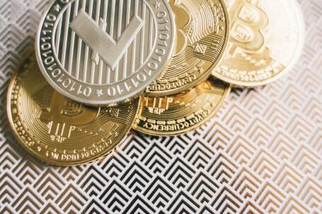Litecoin - Close-Up Shot of Crypto Coins