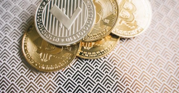 Litecoin - Close-Up Shot of Crypto Coins