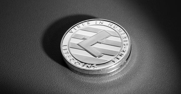Litecoin - Close-Up Shot of a Coin